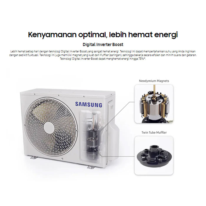 Samsung AC Split WindFree Lite 1 PK - AR10CYFAAWKNSE
